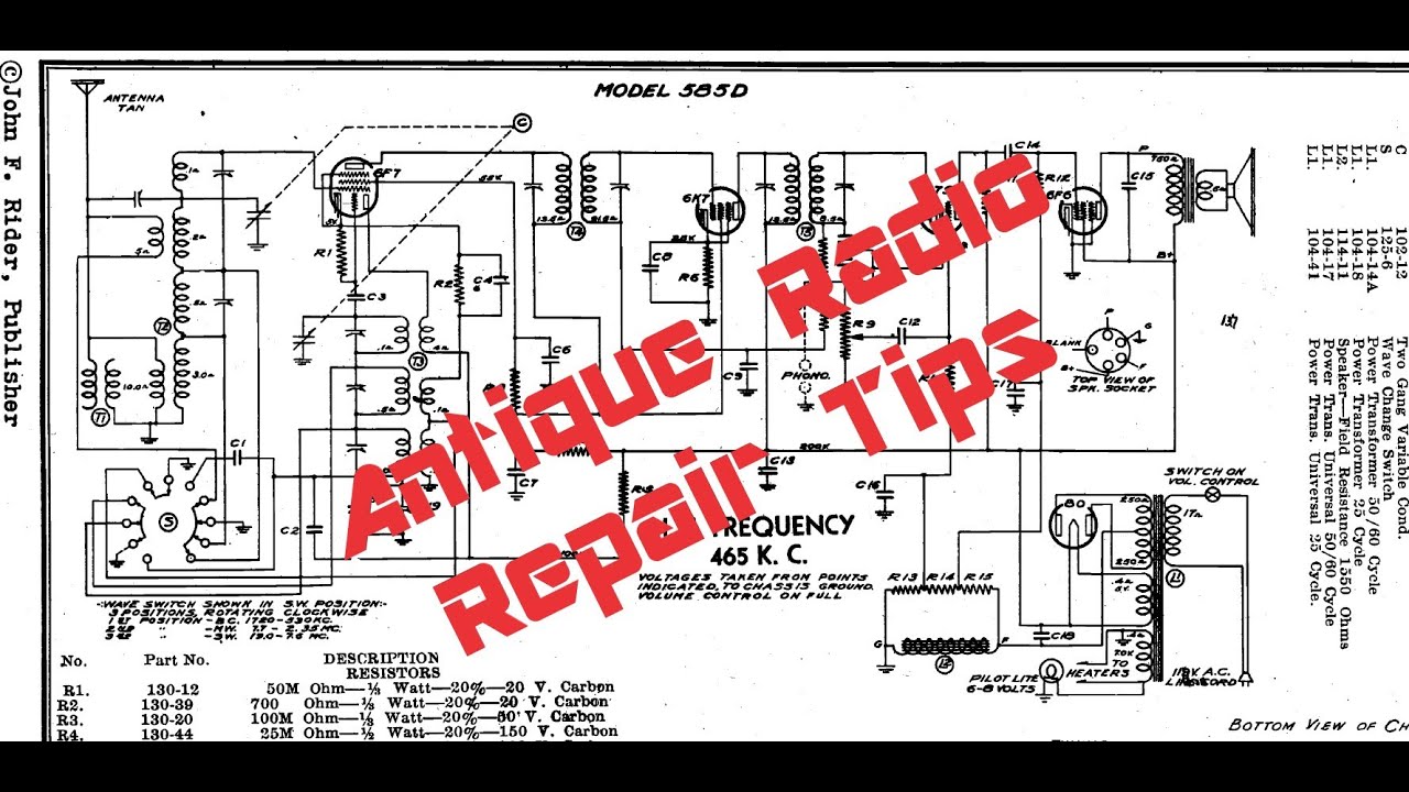 Antique Radio Repair Tips