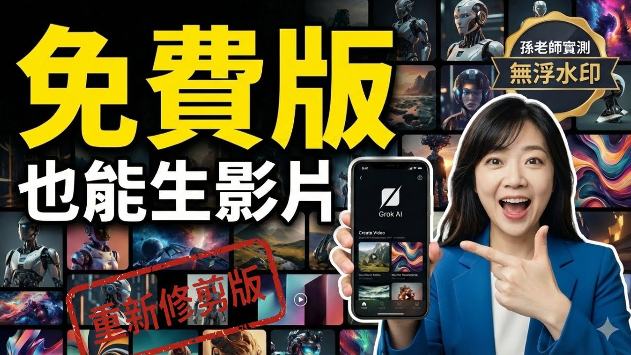 [領先全網] 實測 Grok AI 影片生成：免費帳號也能做出好萊塢級運鏡效果
