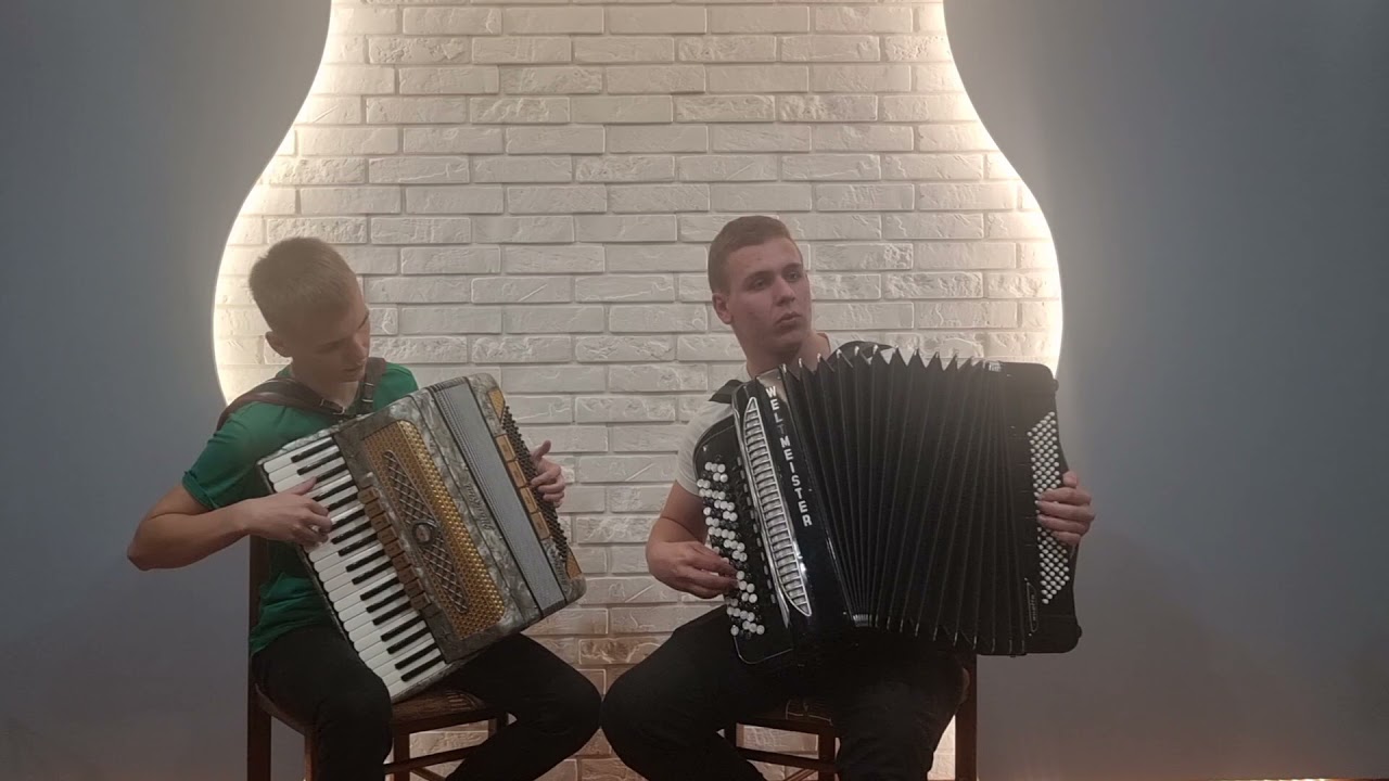 Pozdrawiam ciebie Matko (Ave Maryja)- na dwa akordeony z Arturem  [Duet akordeonowy]