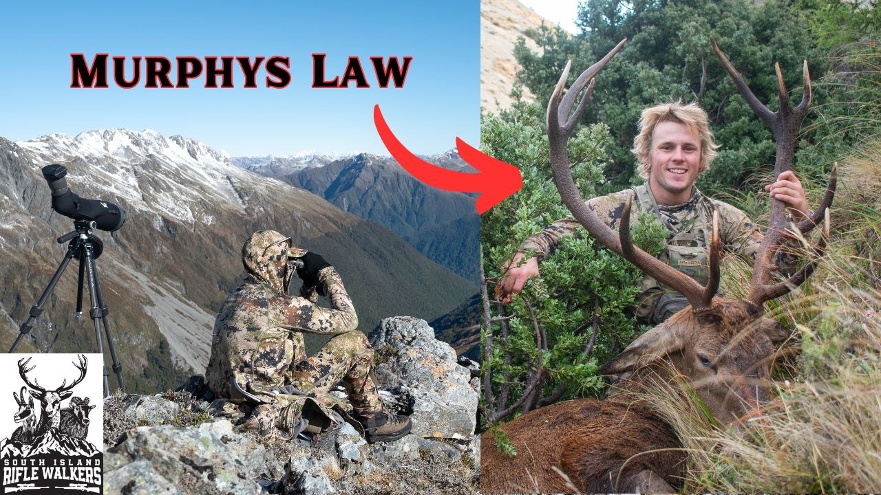 Hunting on Top of a Mountain in the Middle of Winter for our Biggest Red Stag (the camera was off!)