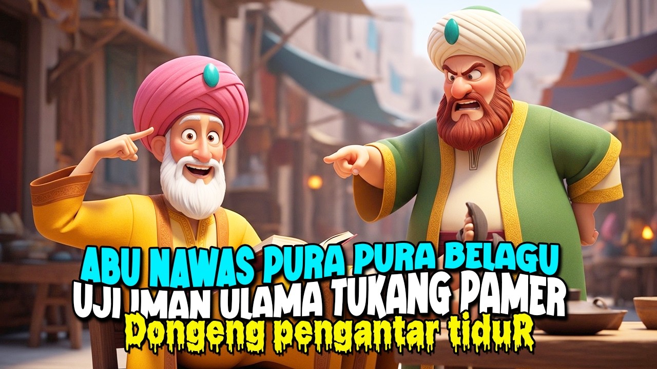 ABU MENGUJI ULAMA SOMBONG DENGAN TRIK CERDAS NYA ABU NAWAS || DONGENG LUCU PENGANTAR TIDUR