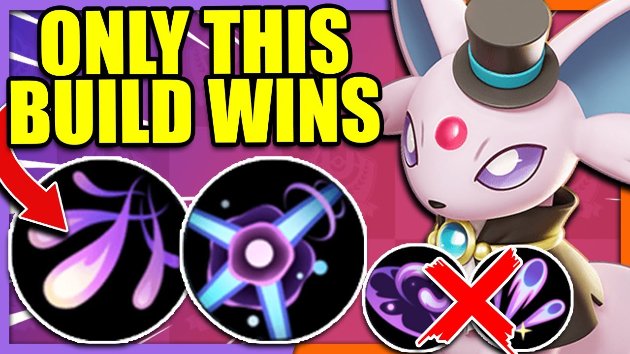 This is the Only ESPEON BUILD that actively WINS GAMES | Pokemon Unite