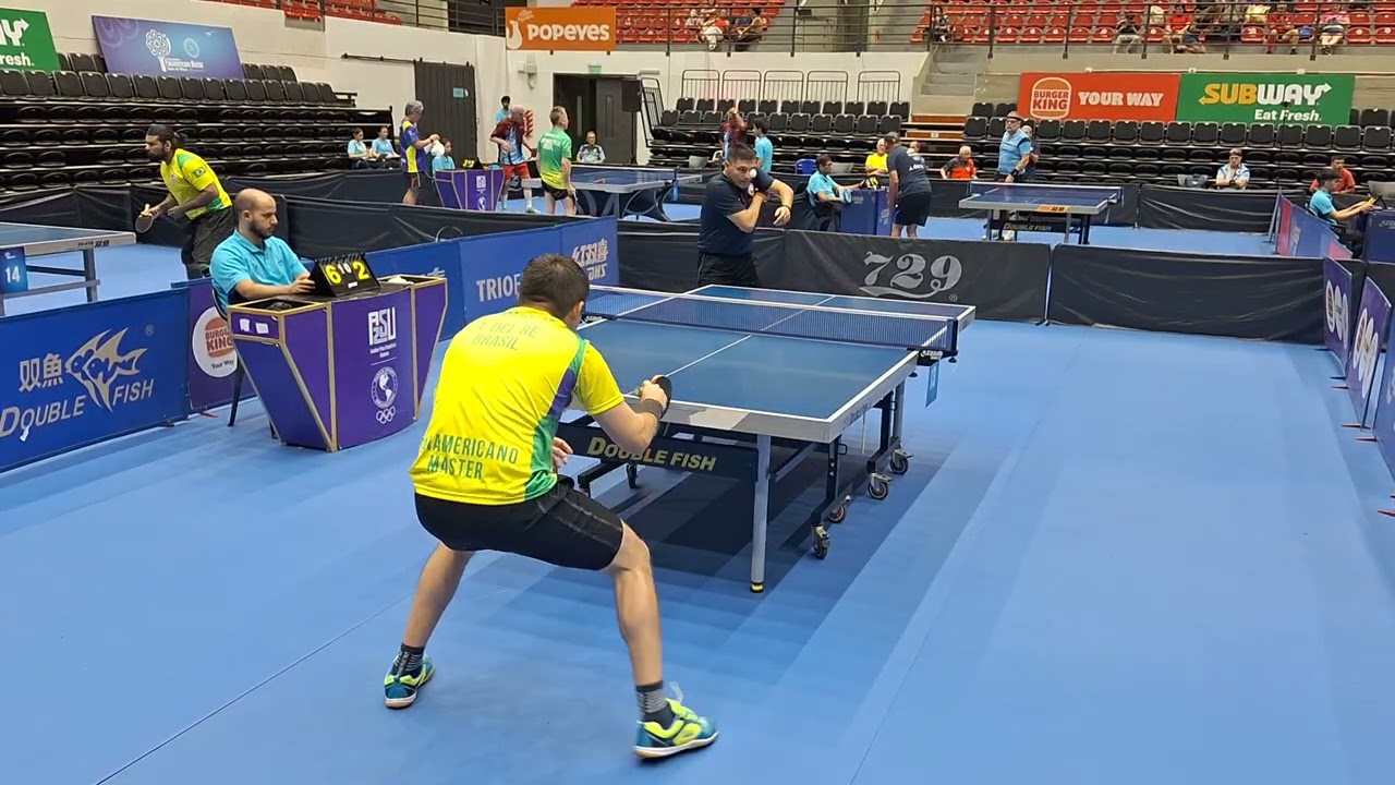 Eder (Brasil A) x Pablo (Chile A) Pan-americano Paraguai V40 Grupo Único 