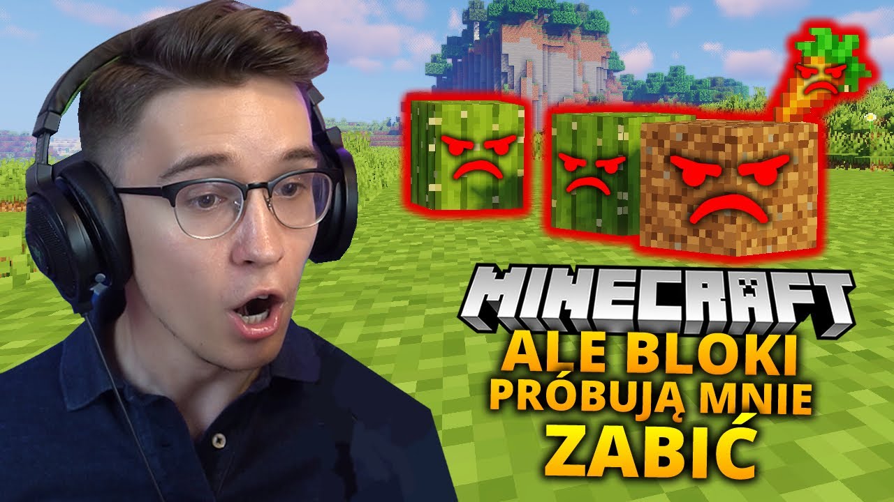 MINECRAFT, ale WYKOPANE BLOKI PRÓBUJĄ MNIE ZABIĆ | Sheo