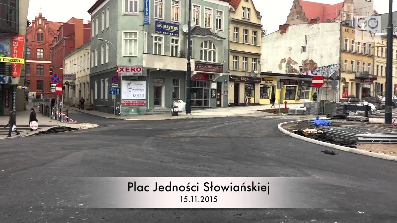 Olsztyn. Remont na placu Jedności Słowiańskiej dobiega końca.
