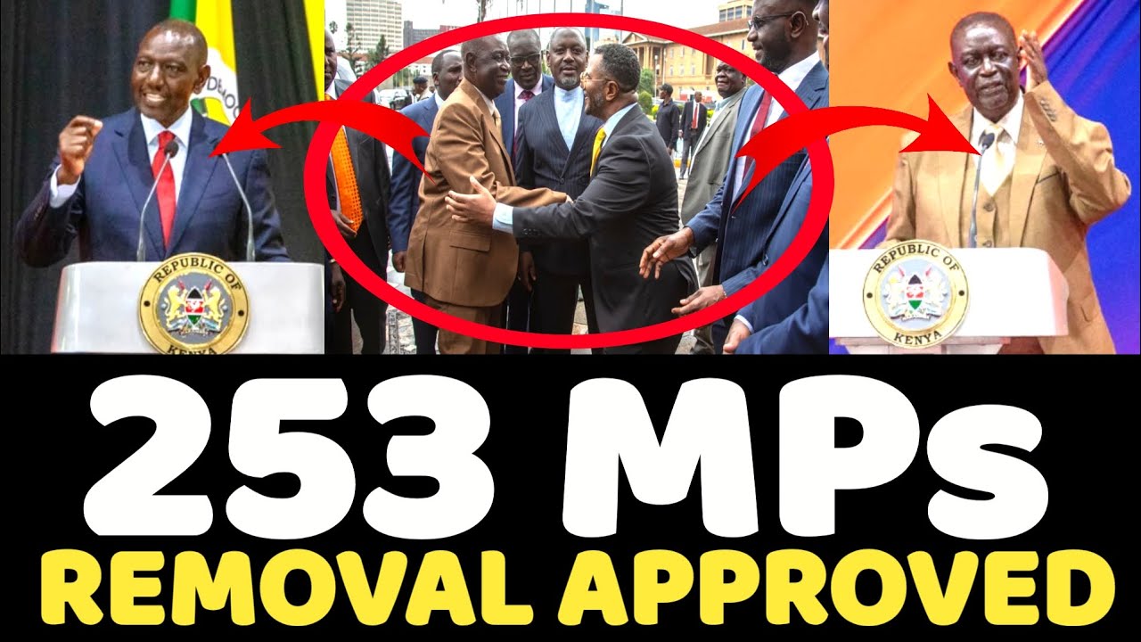 Total SHAME at KICC as 253 MPs Approved their REMOVAL - Finished!