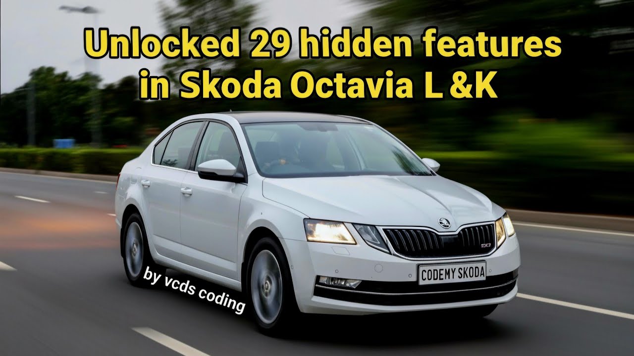 Unlocked 29 hidden features in skoda #octavia L&K | vcds coding