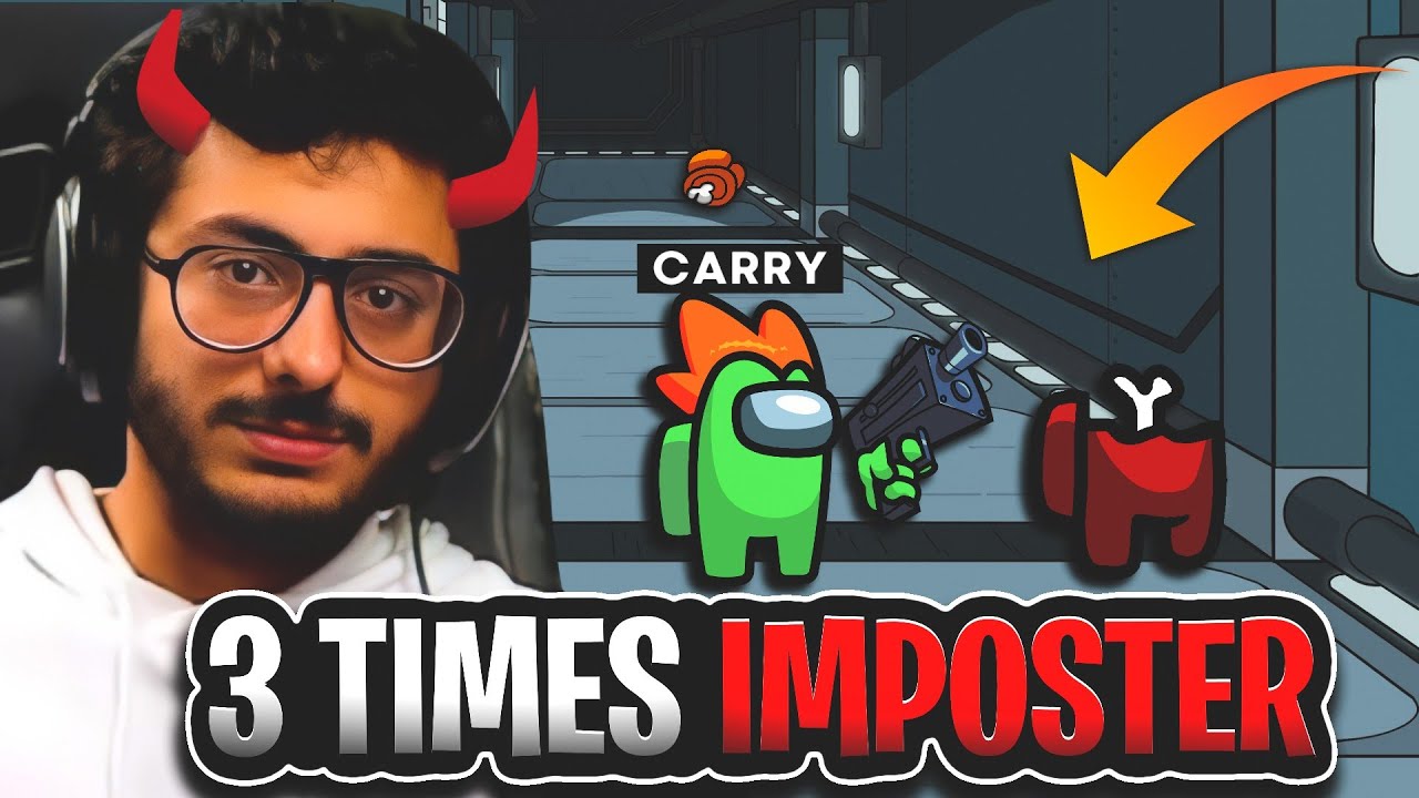 Carry As Imposter 😈 | Among Us Highlight |