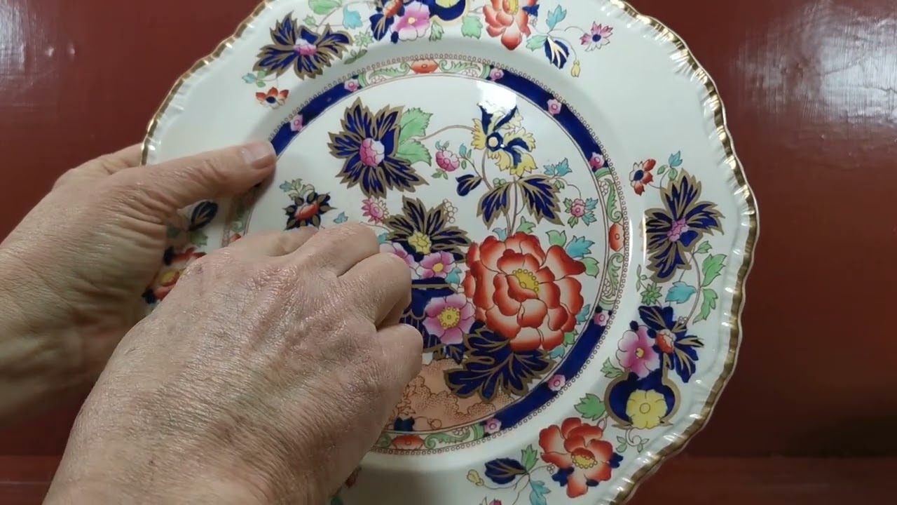 Masons Mandarin Ironstone China 10.5-inch Dinner Plate