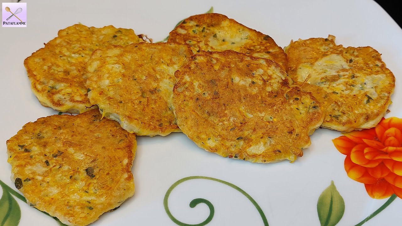 La recette des GALETTES de COURGETTES facile et rapide