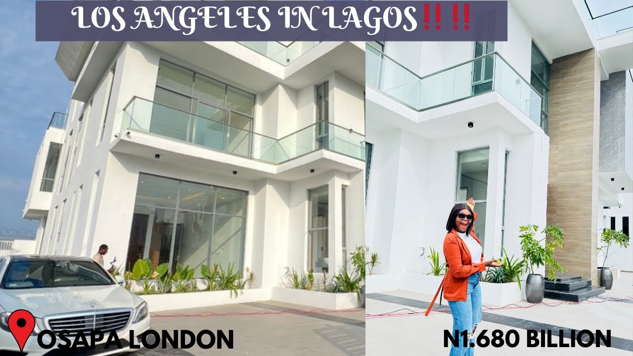 Los Angeles in Lagos | Elevator | pool | basketball court | 360 rooftop | N1.680bn #fyp #realestate