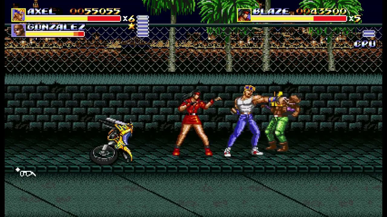 Streets Of Rage Remake - SOR 1 Axel & Blaze - 2 PlayerGameplay - Soul Z Gaming - HD 1080p