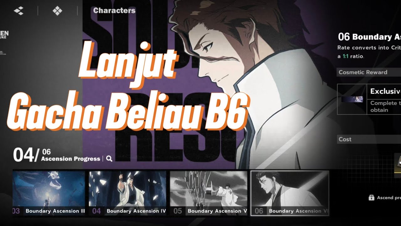 Day 41 Main Bleach Soul Resonance Aizen Sosuke Boundary 06🔥