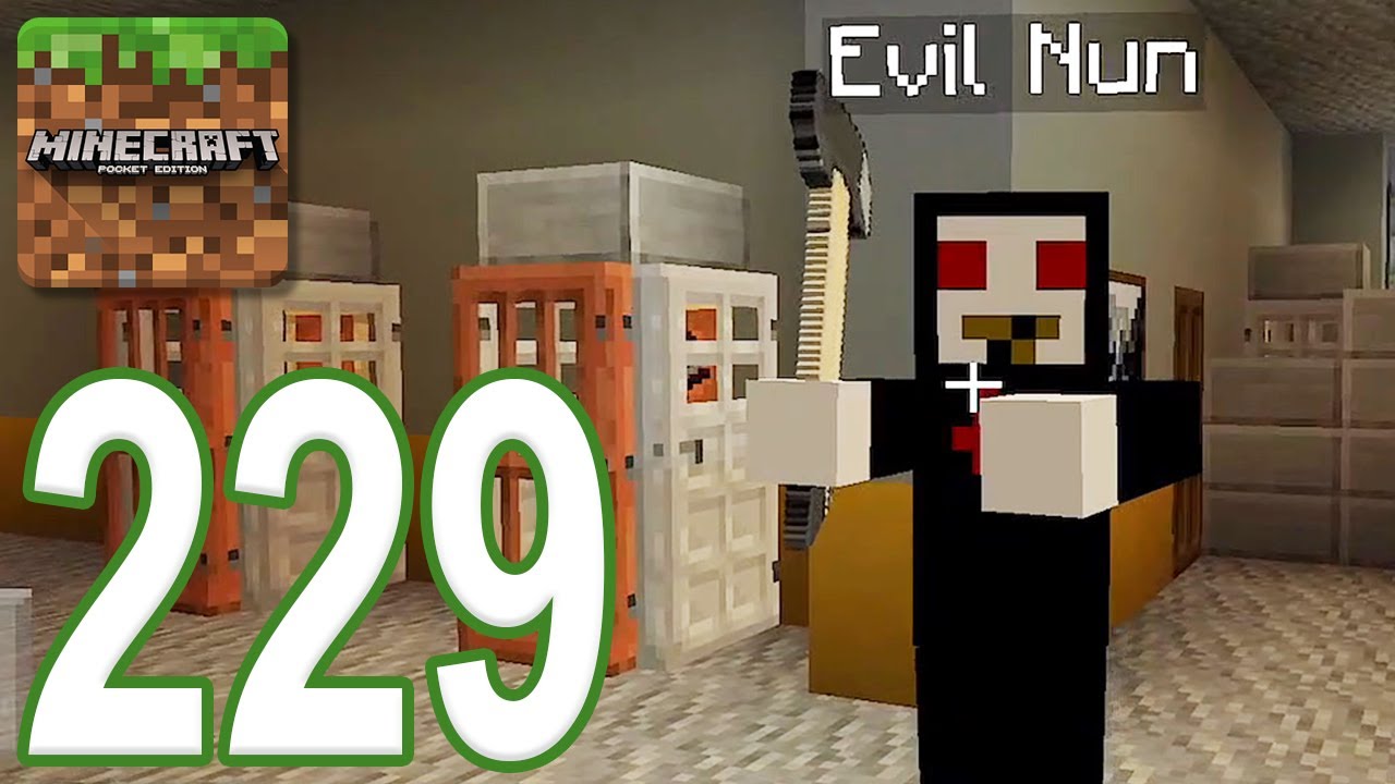 Minecraft: PE - Gameplay Walkthrough Part 229 - Evil Nun (iOS, Android)
