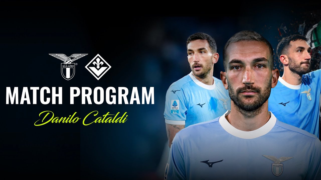 📘 DANILO CATALDI AL MATCH PROGRAM DI LAZIO-FIORENTINA