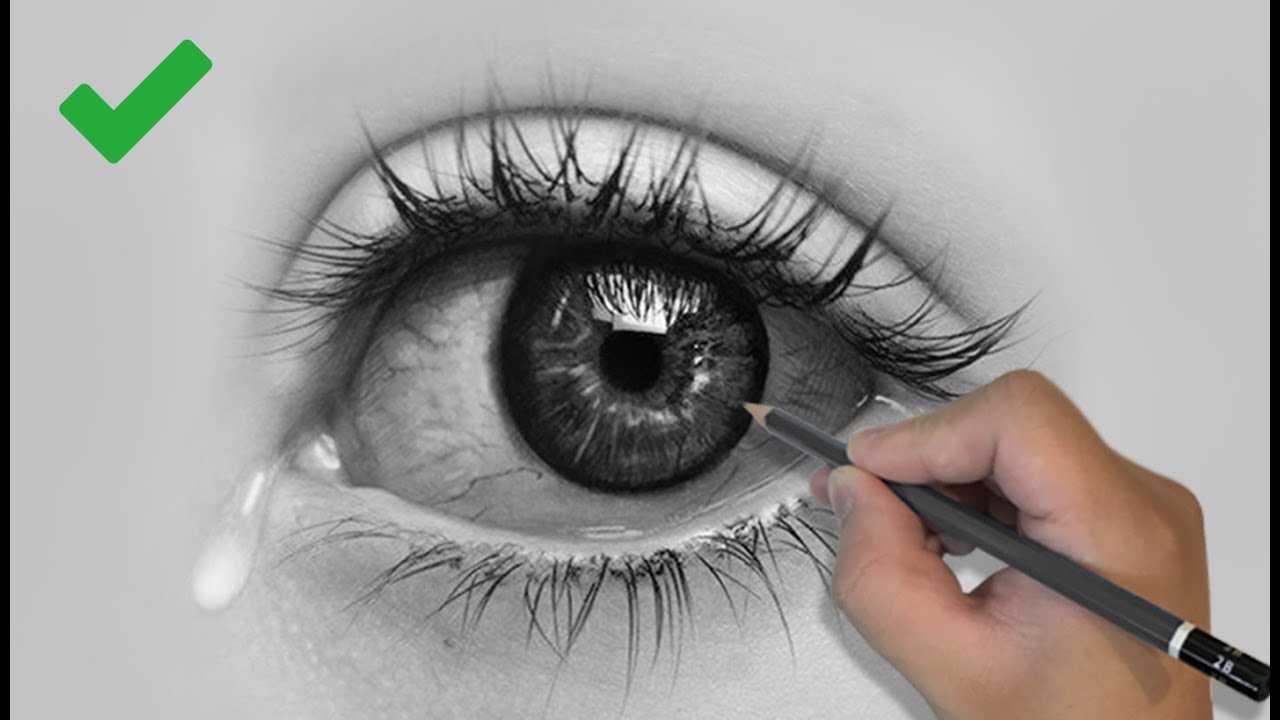如何畫出逼真的眼睛｜素描教學 How to Draw Eyes & Step by Step【How Draw｜如何畫】