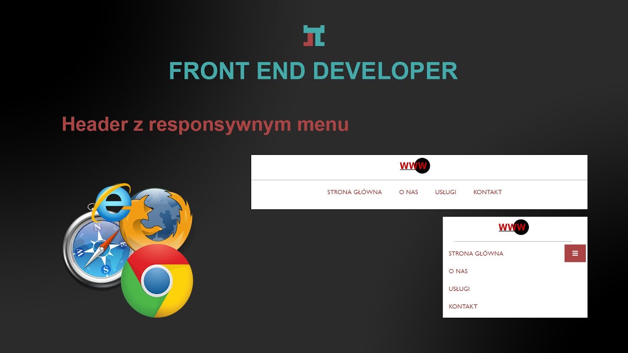 Fed 18 Tworzenie strony www &ndash; header z menu responsywnym