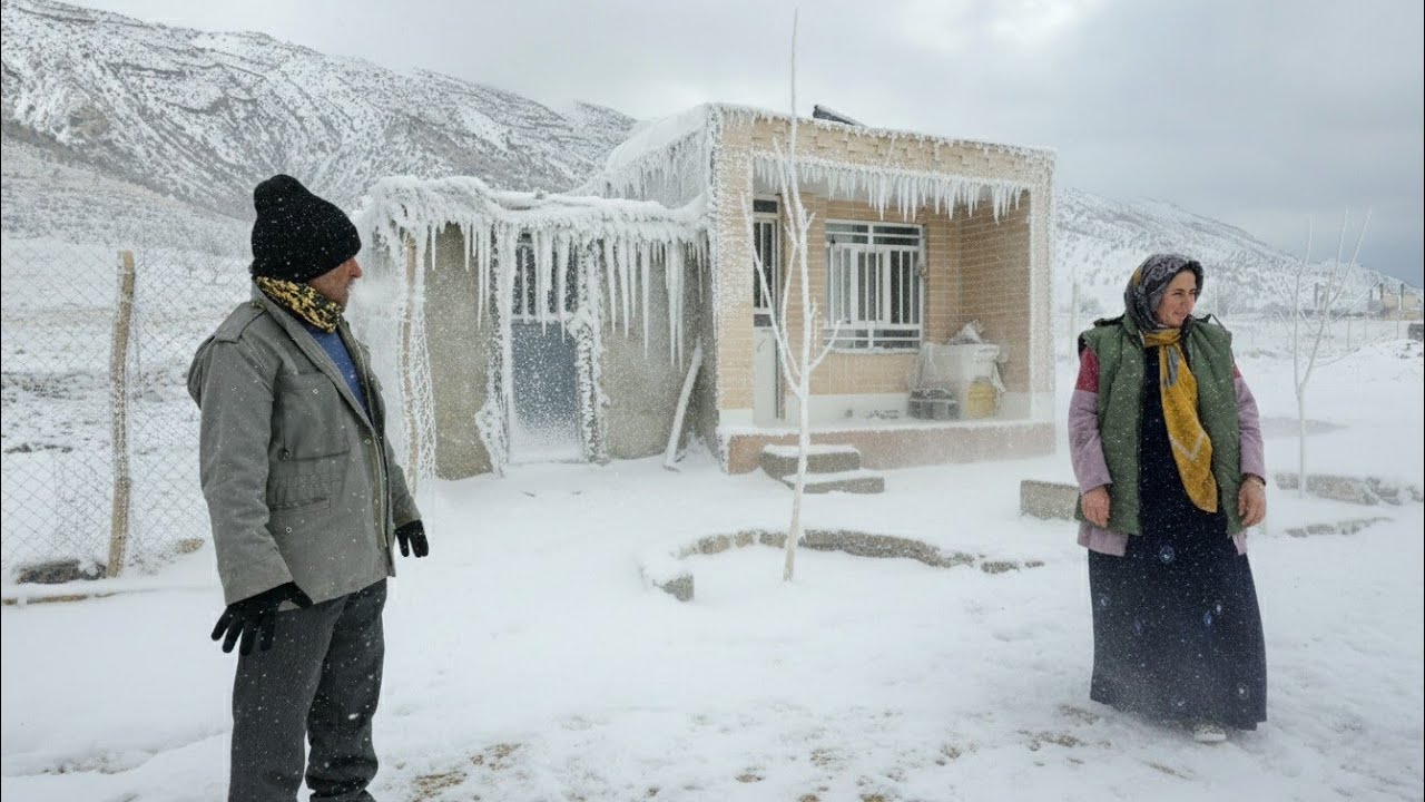 Living in a frozen mountain hut - how does this resilient couple survive?