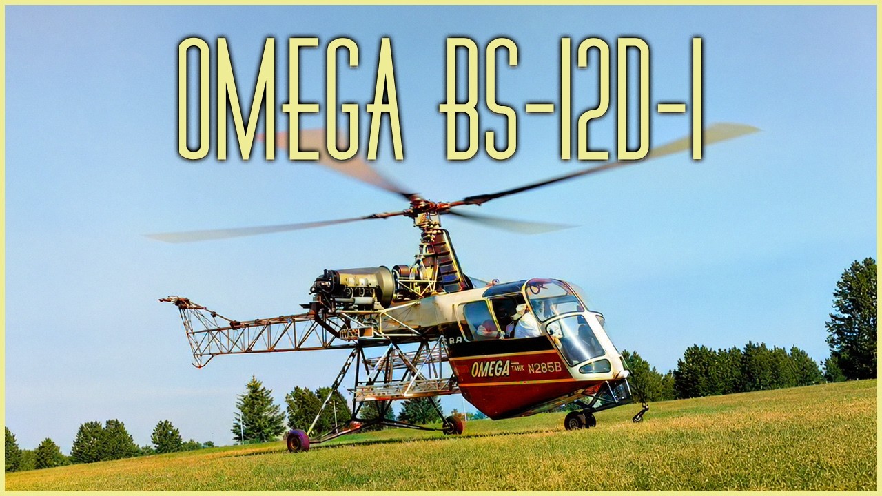Omega BS-12D-1: Inside the Rare Twin-Engine Utility Helicopter from the 1950s