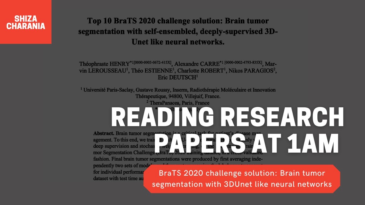 BraTS 2020 challenge solution with 3D-Unet like networks | Part #4