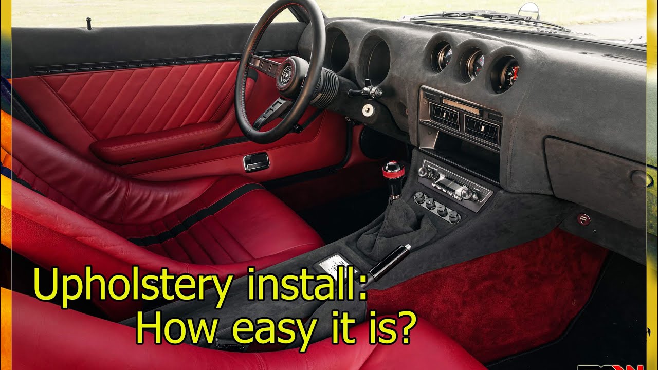 Workshop diaries: Datsun 280z leather upholstery pieces install with few little tricks.