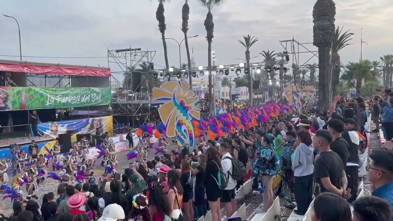Tobas Guerreros del Sol Naciente, carnaval Arica 2025, día 1