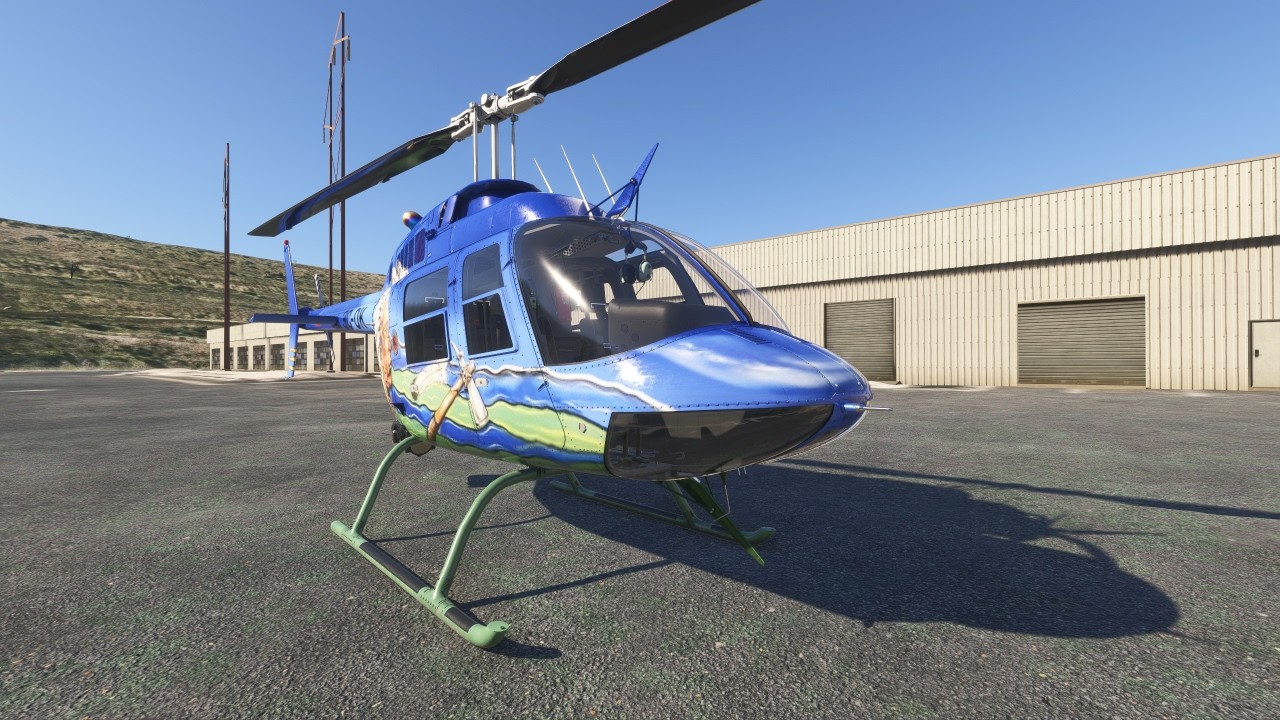 MSFS 2024  |Pan American Hwy Part 36-CA Aqueduct| Bell 206 | Start CL46