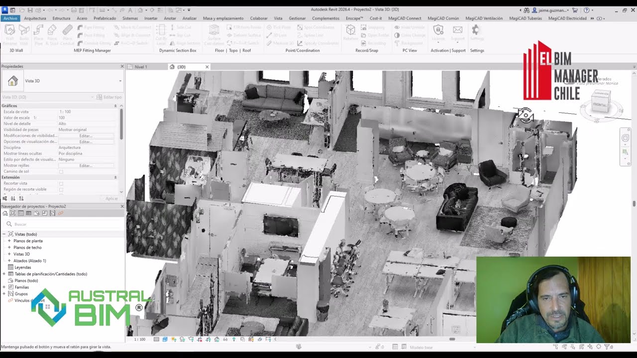 Que es SCAN TO BIM Plugin Jaime Guzman Delgado El BIM Manager Chile