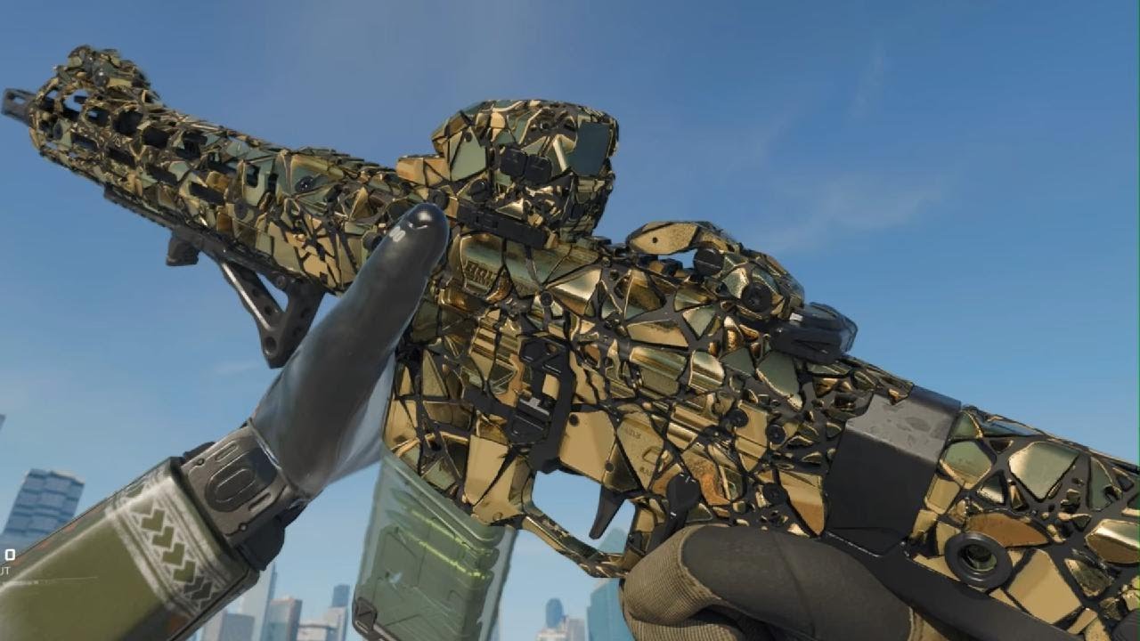 Je débloque le camouflage en OR sur la M15 MOD 0 sur Black Ops 7