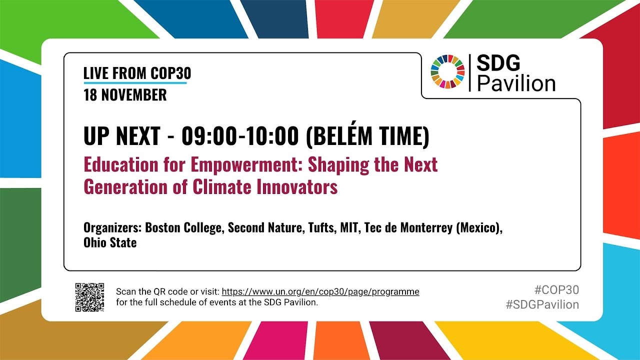 Nov 18 - Education for Empowerment: Shaping the Next Generation of Climate Innovators