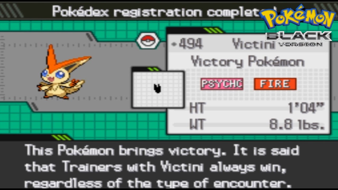Find Victini Location | Pokémon Black Walkthrough