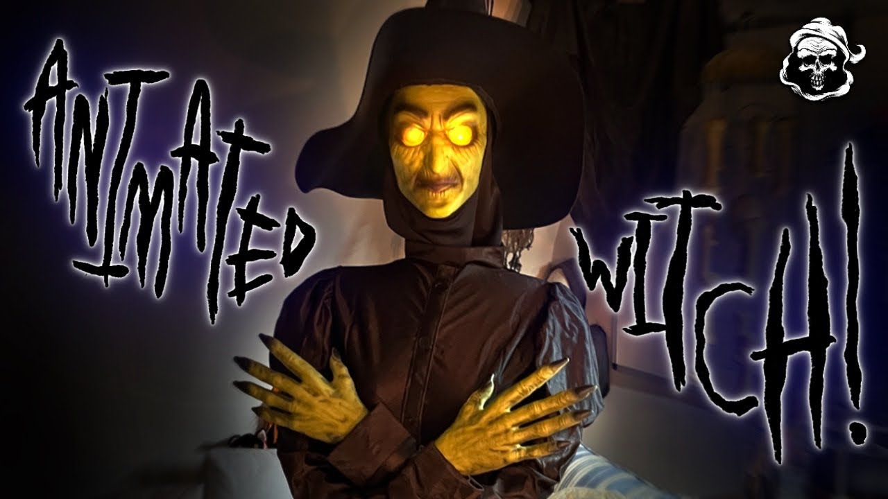 Lowe's ANIMATED WITCH Unboxing and Review!
