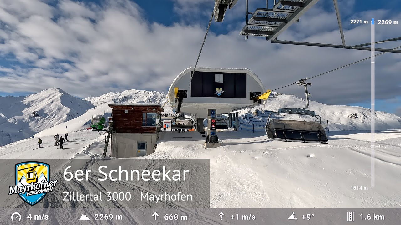 6er Schneekar Full Ride - Mayrhofen (Zillertal 3000) | Built by Doppelmayr in 2001