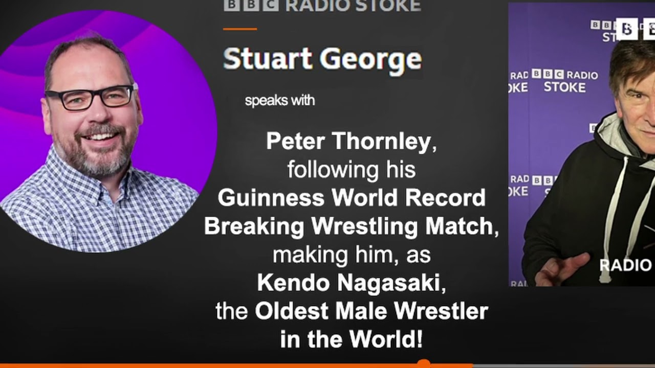 Kendo Nagasaki  25th November 2024 Peter at BBC Radio Stoke