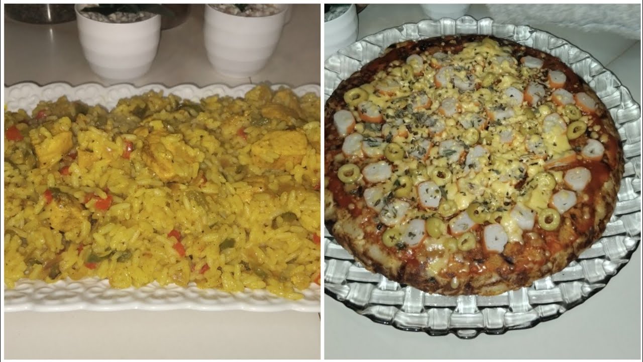وجبات اقتصادية وبنينة! روز بالدجاج وفلافل + طورطية بيتزا بدون فرن 🍕