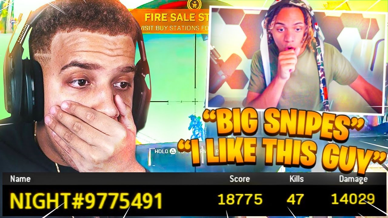 FAZE SWAGG REACTED TO MY WORLD RECORD (Season 6 Warzone)