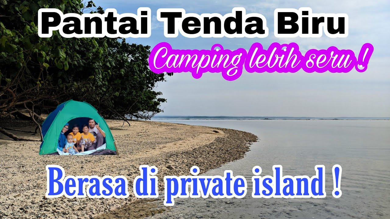 Pantai tenda biru, daya tarik baru di kawasan ujung genteng sukabumi !