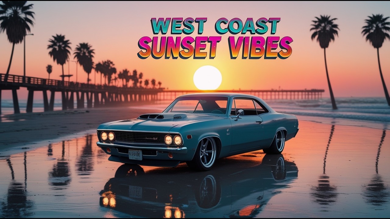 🌴 West Coast G-Funk Sunset Vibes 🌆 Smooth Cruise & Midnight Love Ride | Chill Drive Mix