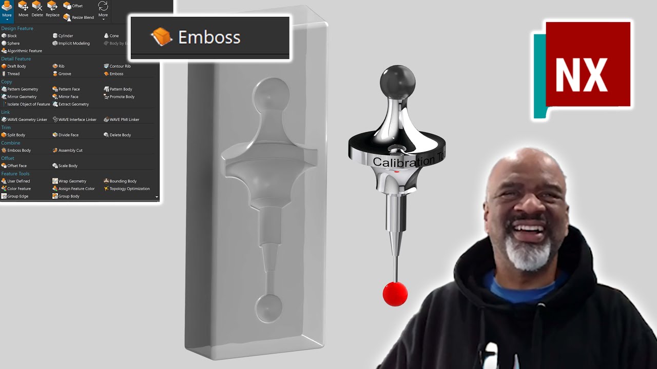 Embossing in Siemens NX 2312 (Very Helpful) Tutorial