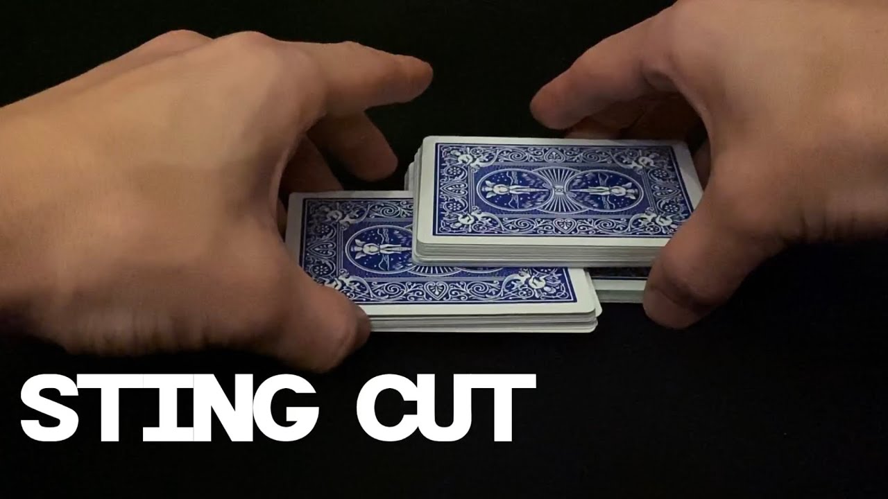 【解説】スティング・カット(テーブルフォールスカット) sting cut tutorial/false cut
