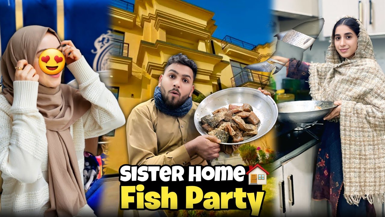Fish Party at Sister Home Mini London Mirpur 🐟 | Rainy day 🌧 | 