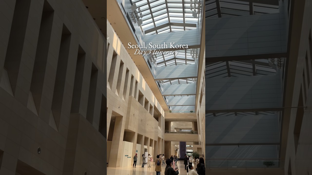 День 3 в Сеуле 🇰🇷 | Кафе &laquo;Водопад&raquo;, еда и рынок в Мёндоне