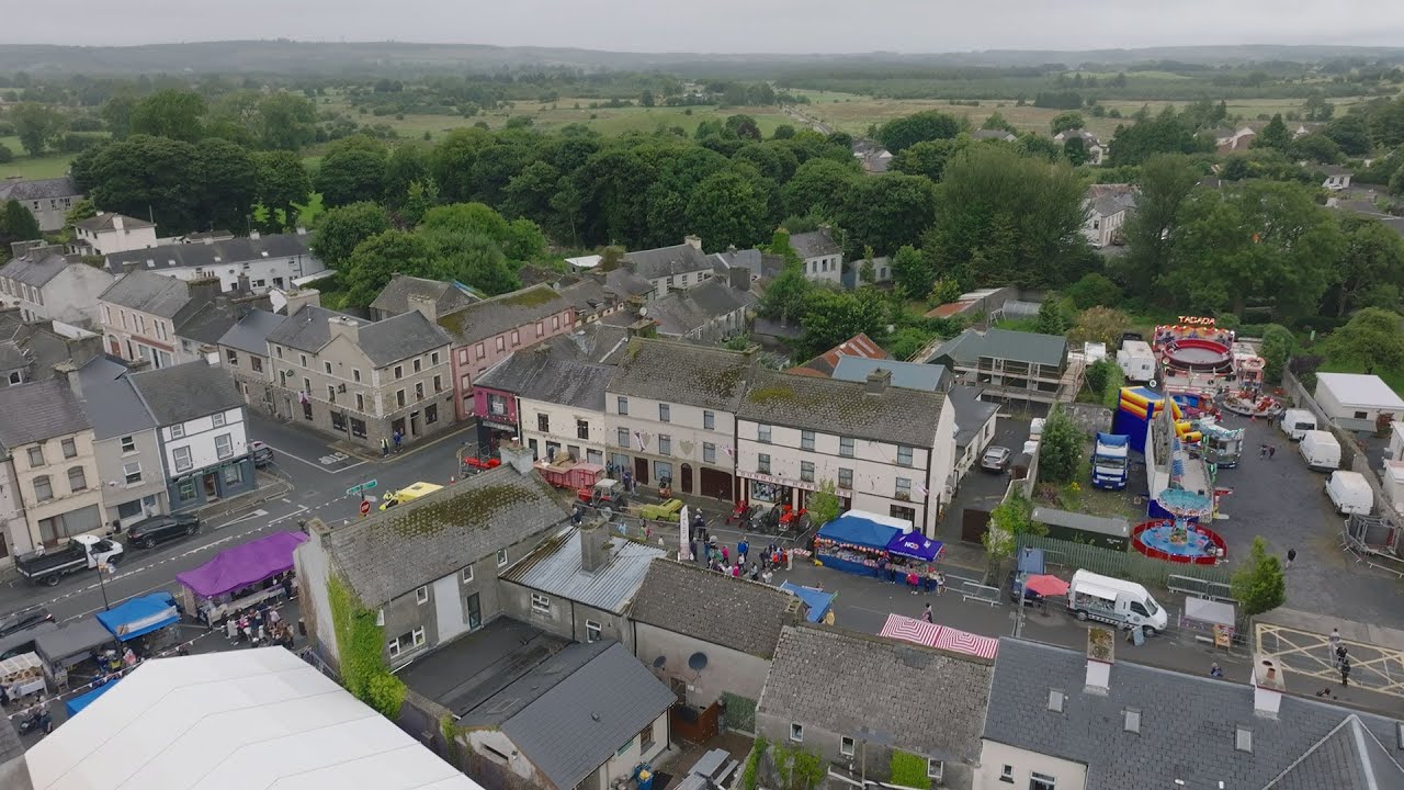 Traditional Irish market day in Dunmore Co Galway