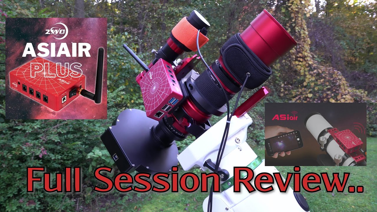 ZWO ASIAIR Plus Review,  And Night Session setup..  FULL Video..