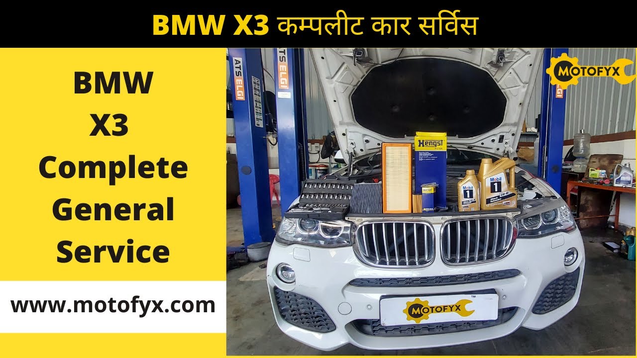 BMW X3 Service By MotoFyx | Expert Technicians | Genuine OES Spare Parts | Live Updates