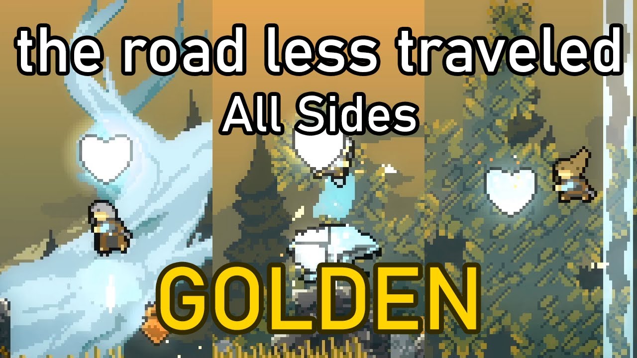 the road less traveled All Sides Full Clear Golden Berry