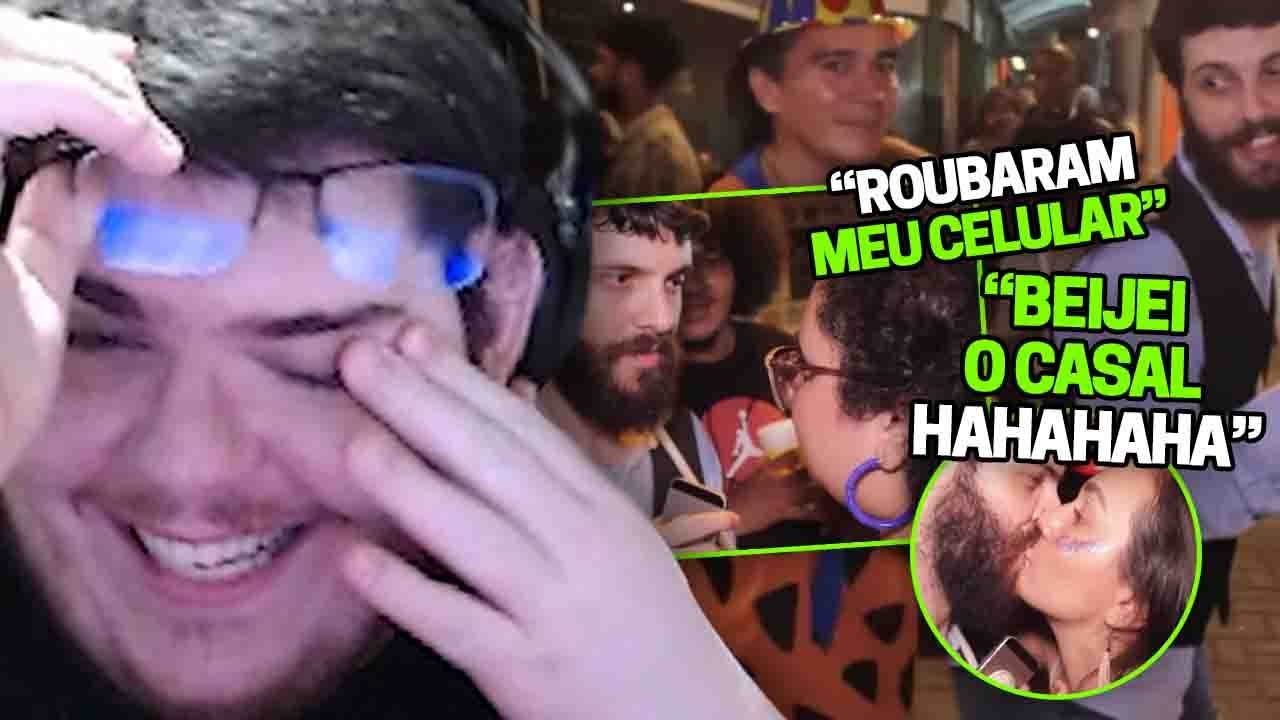 CASIMIRO REAGE AO DIOGO DEFANTE: REPÓRTER DOIDÃO NO CARNAVAL 2022 | Cortes do Casimito