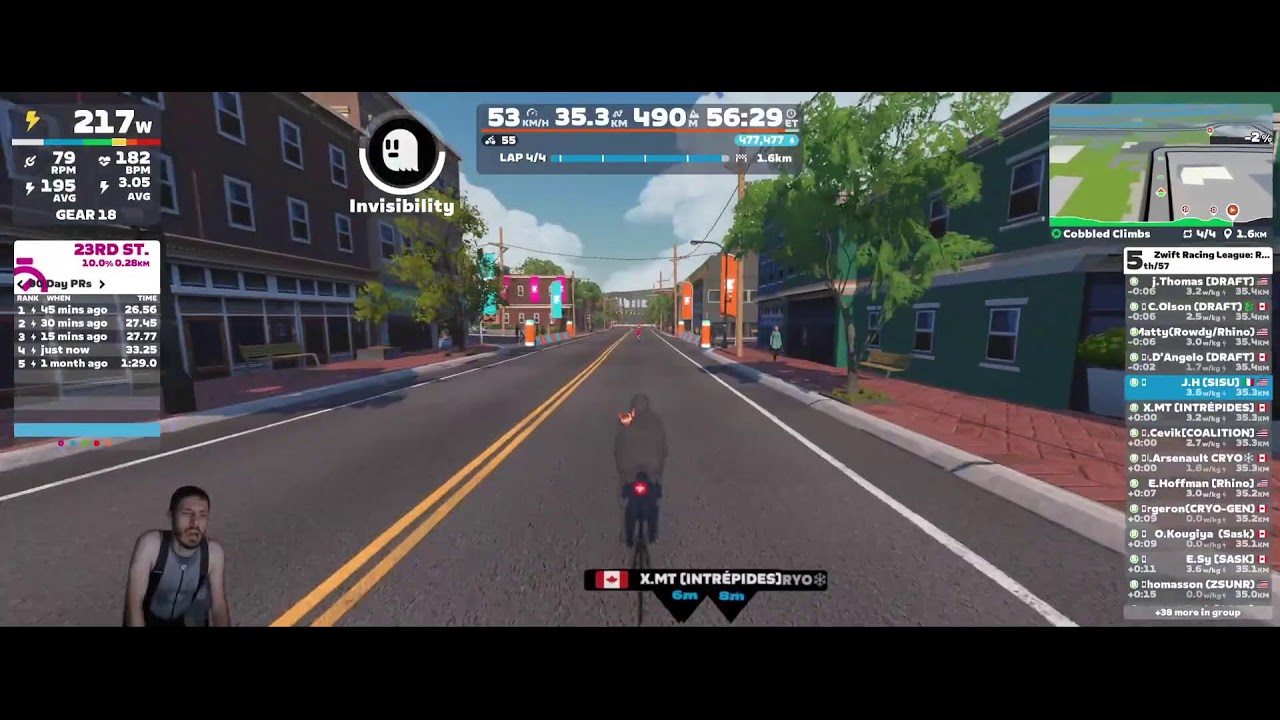 [BDev Indigo] Zwift Racing League Round 3 Race 5 - Cobbled Climbs - w/ SISU Dunnock