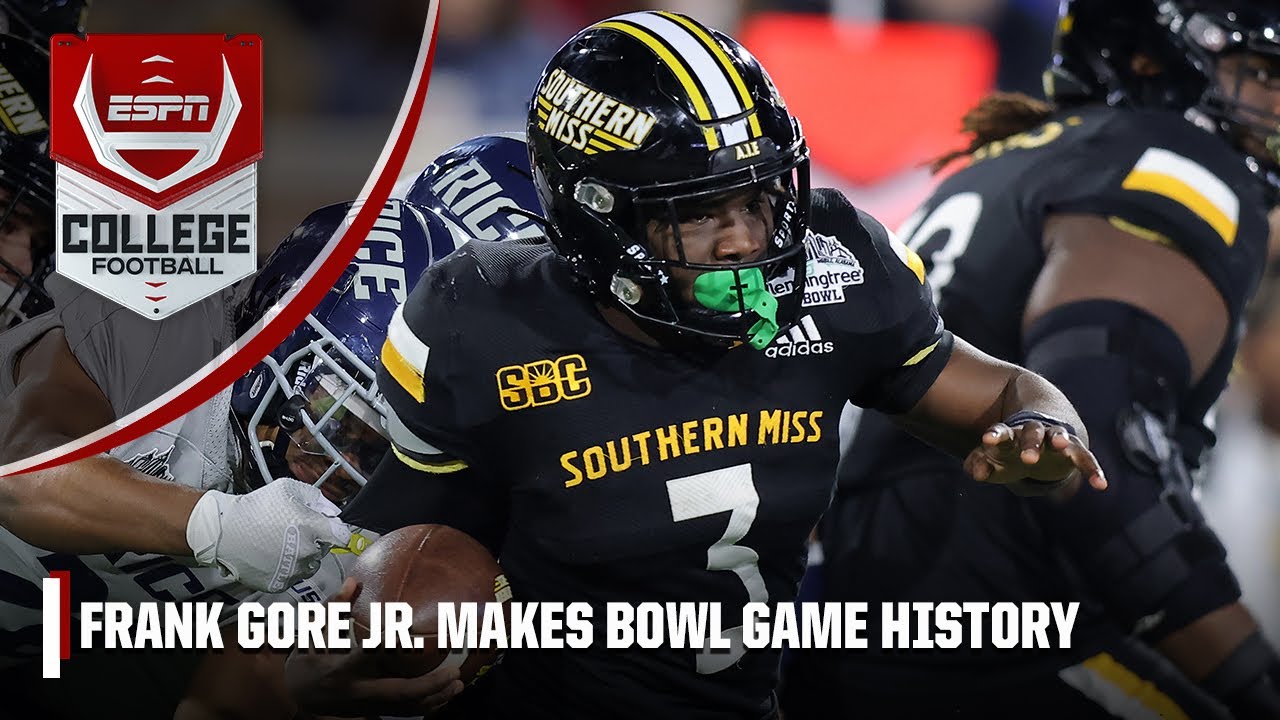 Frank Gore Jr. rushes for a BOWL GAME RECORD 329 YDS & throws a touchdown in the process 🤯