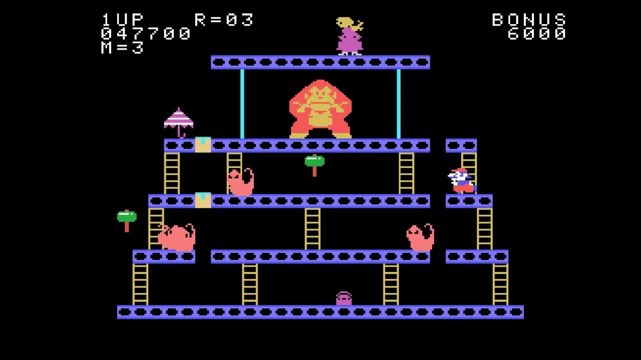 Donkey Kong (1984 Nintendo Colecovision) Adam Computer